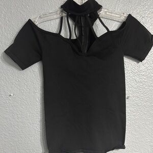 Chic Black Women's Top